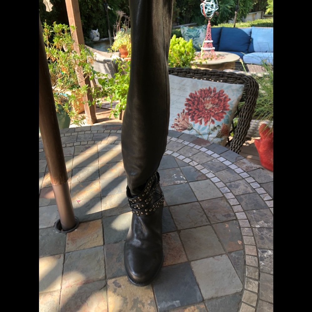 Stuart Weitzman Leather Knee High Boots